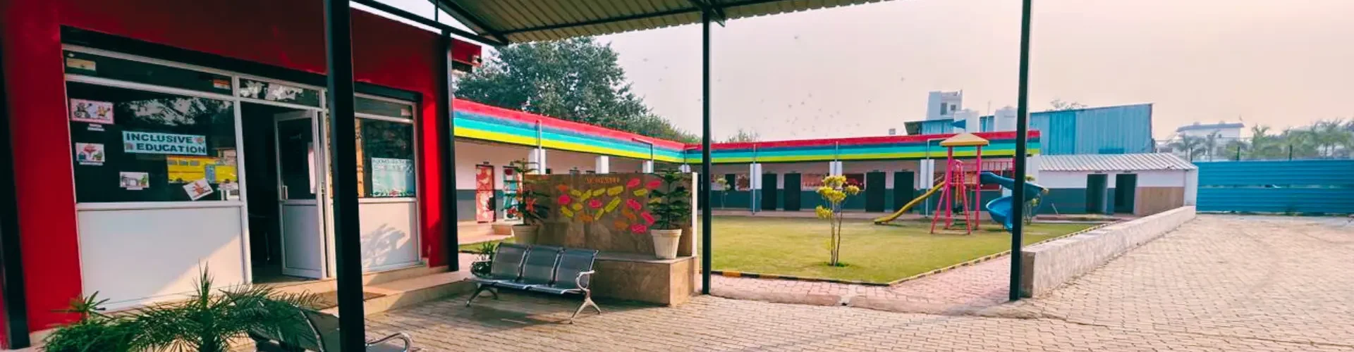 Megha Model Public School Reception Outdoor