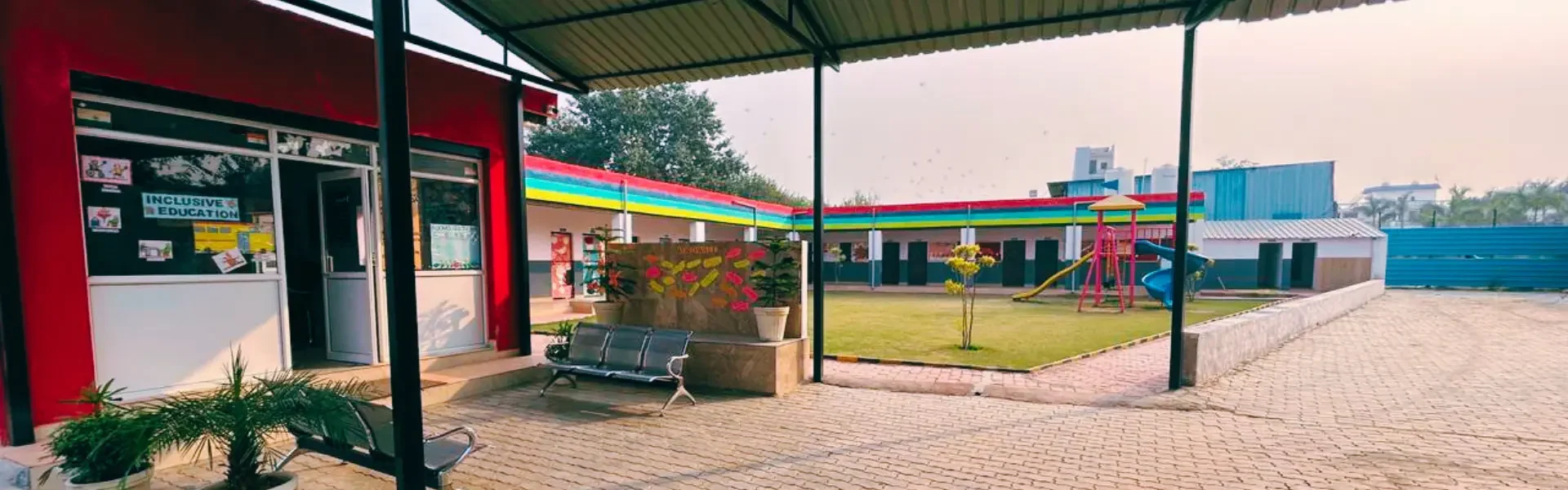 Megha Model Public School Reception Outdoor